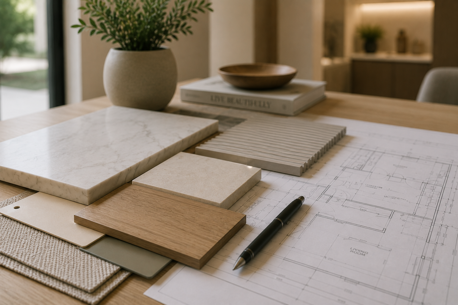 Luxury home renovation and interior design project completed by GAM Constructions and Reforms in Miami